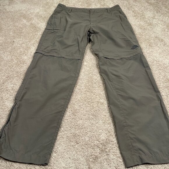 The North Face Pants Mens 36x31 Green Convertible Hiking Lightweight NF0A2UNB - Picture 2 of 12